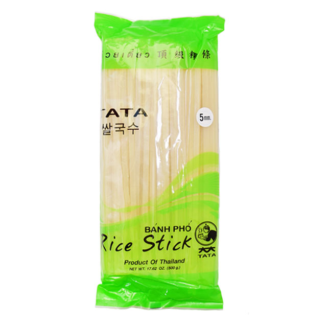 태국 타타 쌀국수 면 5mm 500g TATA RICE STICK 팟타이 요리 재료 아시아마트 : 아시아마트스토어