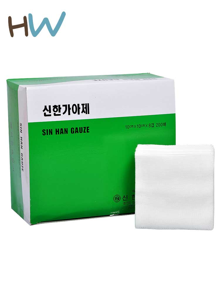 hw 신한거즈 접은거즈 드레싱 거즈 가아제 신한가아제 : 헬스웰컴퍼니