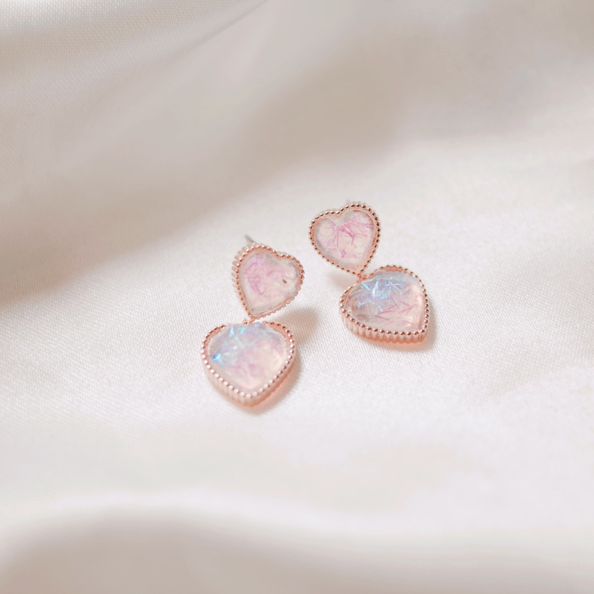 <b><p>Silver fing Moth-Daught Lo heart jewelry</p></b><b><p>ウンチム 螺鈿 澄ん ハート 宝石 アンティーク ドロップ イヤリング 個人 コレクション</p></b><br /><br /><p align='center'>