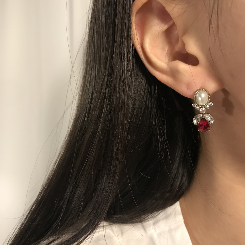 <b><p>Silver fing Moth-Daught Lo heart jewelry</p></b><b><p>ウンチム 螺鈿 澄ん ハート 宝石 アンティーク ドロップ イヤリング 個人 コレクション</p></b><br /><br /><p align='center'>