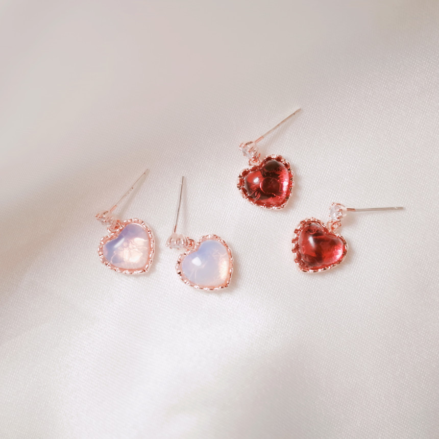 <b><p>Silver fing Moth-Daught Lo heart jewelry</p></b><b><p>ウンチム 螺鈿 澄ん ハート 宝石 アンティーク ドロップ イヤリング 個人 コレクション</p></b><br /><br /><p align='center'>