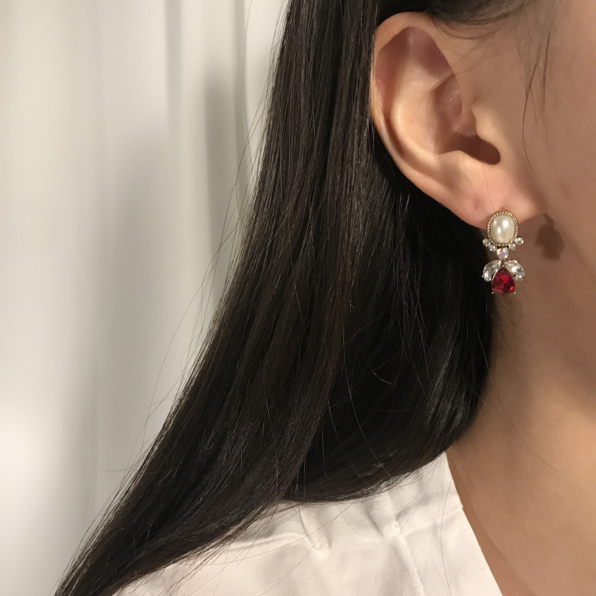 <b><p>Silver fing Moth-Daught Lo heart jewelry</p></b><b><p>ウンチム 螺鈿 澄ん ハート 宝石 アンティーク ドロップ イヤリング 個人 コレクション</p></b><br /><br /><p align='center'>