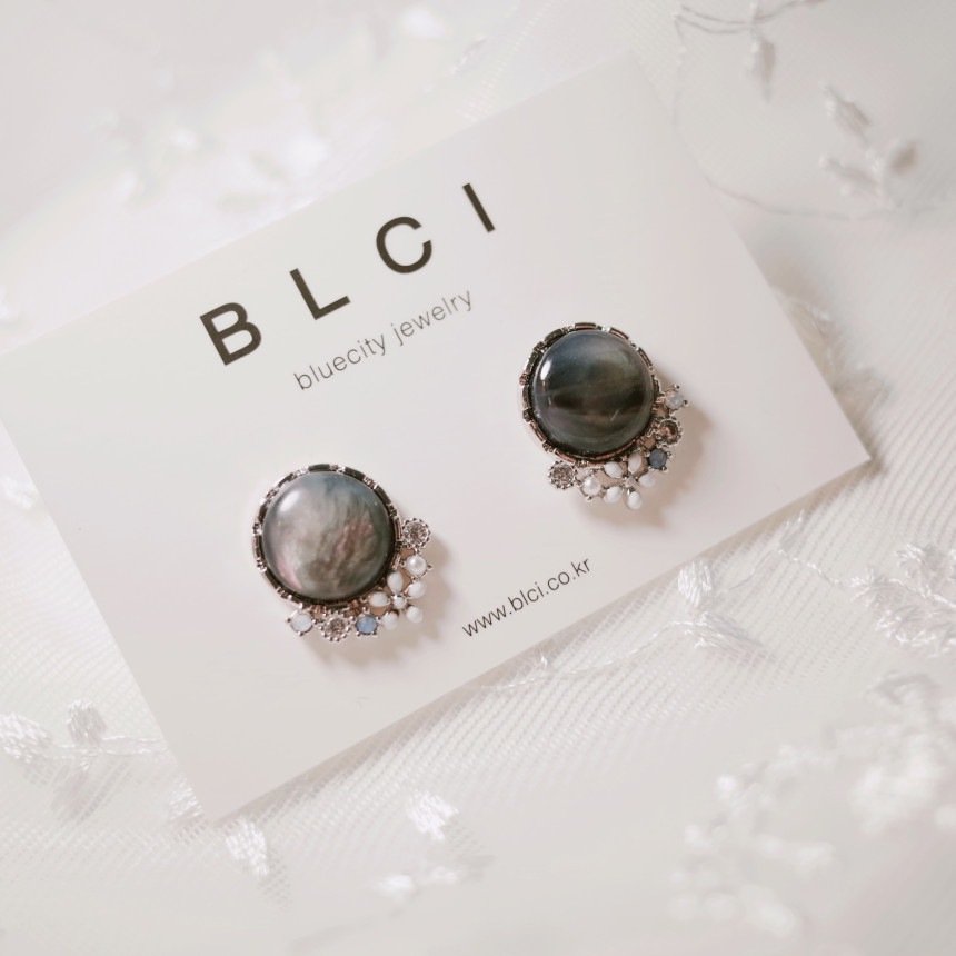 <b><p>Silver fing Moth-Daught Lo heart jewelry</p></b><b><p>ウンチム 螺鈿 澄ん ハート 宝石 アンティーク ドロップ イヤリング 個人 コレクション</p></b><br /><br /><p align='center'>