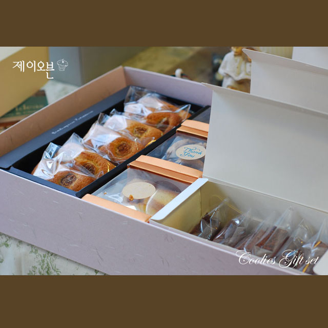 수제쿠키 선물세트 감사특호 스노우볼 호두정과 호두파이 21년전통 프리미엄 답례품 구움과자 : 제이오븐