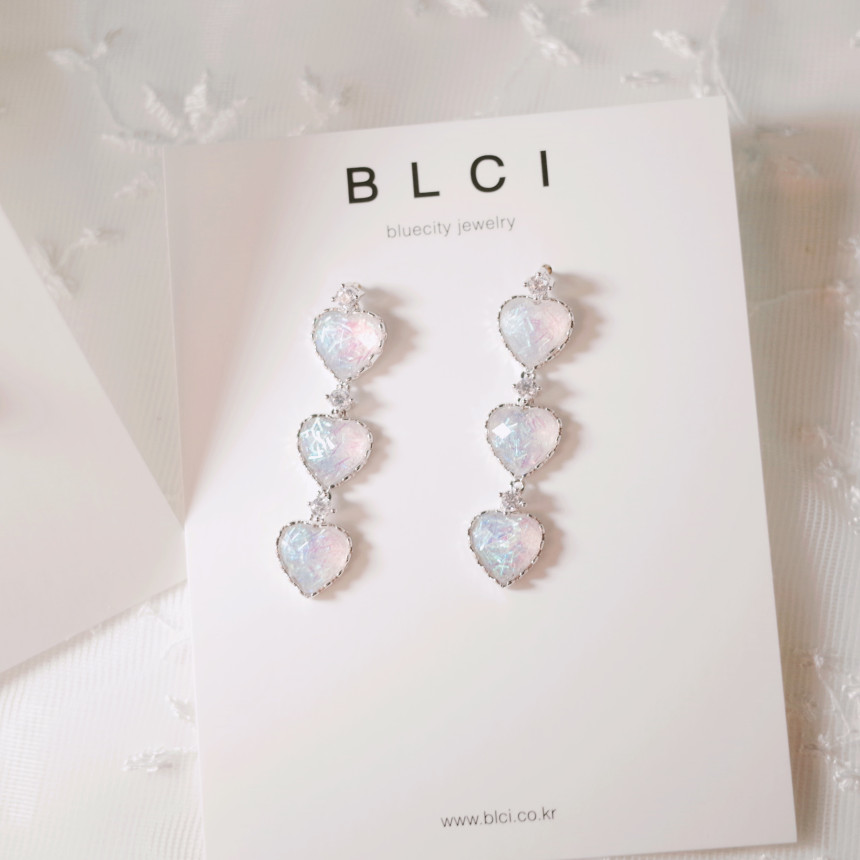 <b><p>Silver fing Moth-Daught Lo heart jewelry</p></b><b><p>ウンチム 螺鈿 澄ん ハート 宝石 アンティーク ドロップ イヤリング 個人 コレクション</p></b><br /><br /><p align='center'>