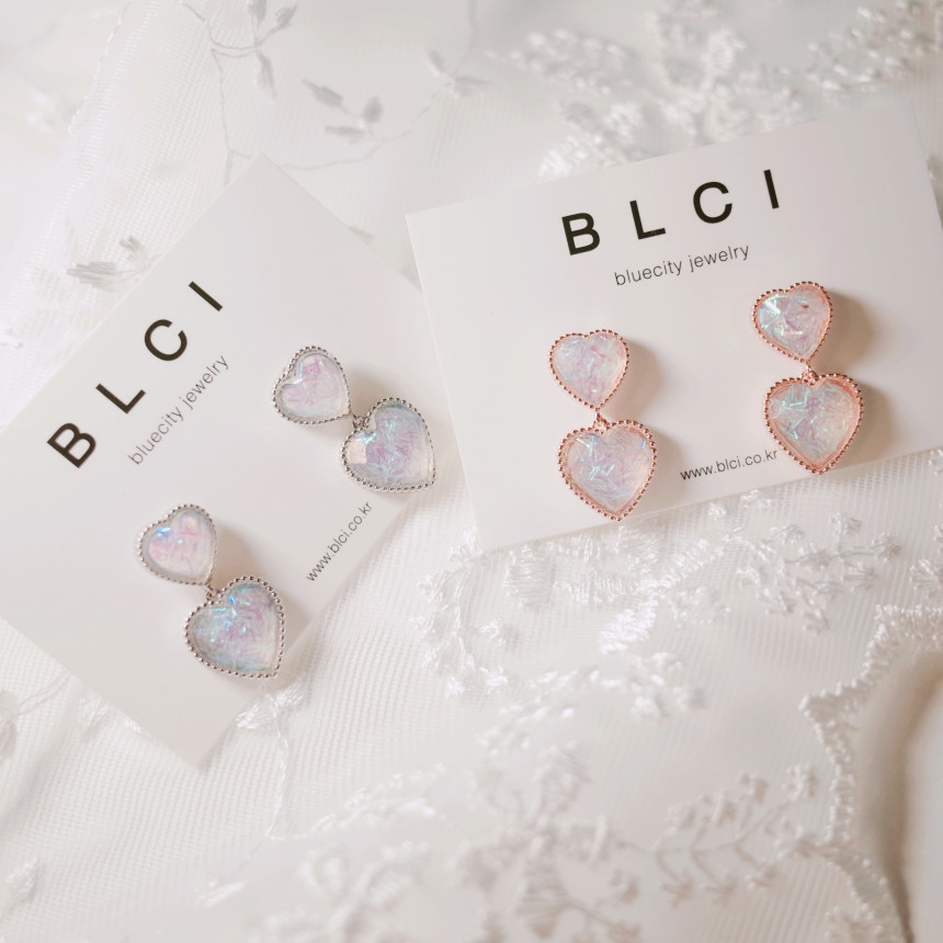 <b><p>Silver fing Moth-Daught Lo heart jewelry</p></b><b><p>ウンチム 螺鈿 澄ん ハート 宝石 アンティーク ドロップ イヤリング 個人 コレクション</p></b><br /><br /><p align='center'>