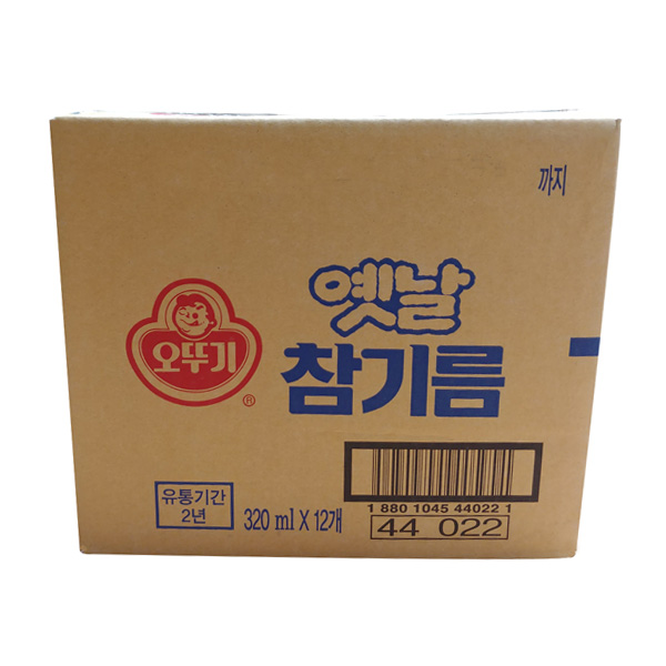 오뚜기 옛날 참기름 320ml×12개 [무료배송] : 푸드007 스토어