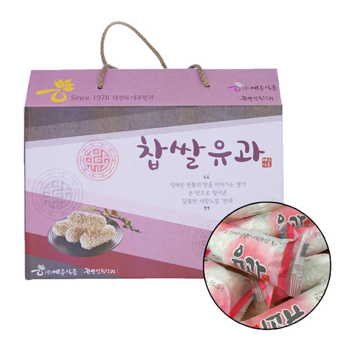 한밭민속한과 고급 찰쌀 유과 720g : delicious