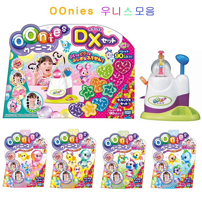 일본  OOnies 우니스 풍선놀이 모음 / OOnies 우니스 디럭스세트/우니스메이커 : AEJAPAN