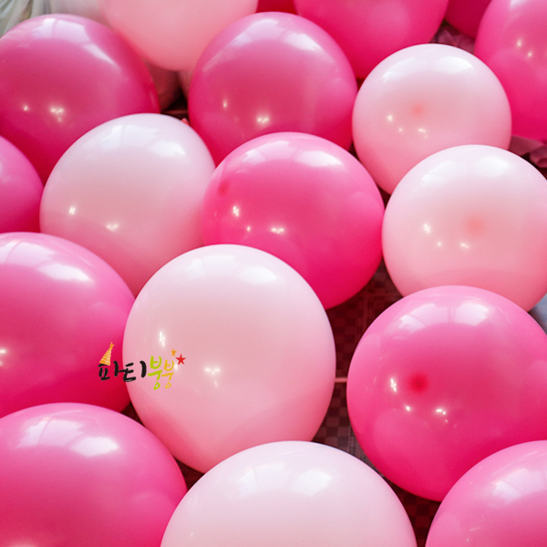 12인치 스탠다드 체리핑크 # 50개 / 무료배송_이벤트풍선  헬륨풍선 생일파티풍선 홈파티용품 엄마표셀프백일상 : 파티붕붕