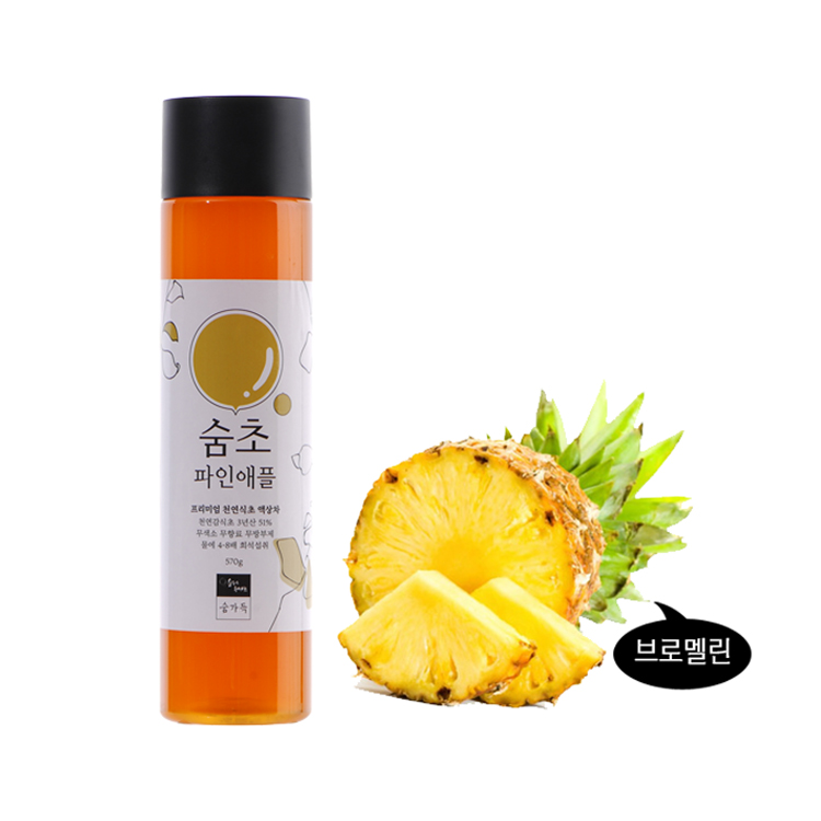 (숨가득) 천연발효 감식초 숨초 과일식초 7종 570g  / 3년 발효 식초 : lante2030