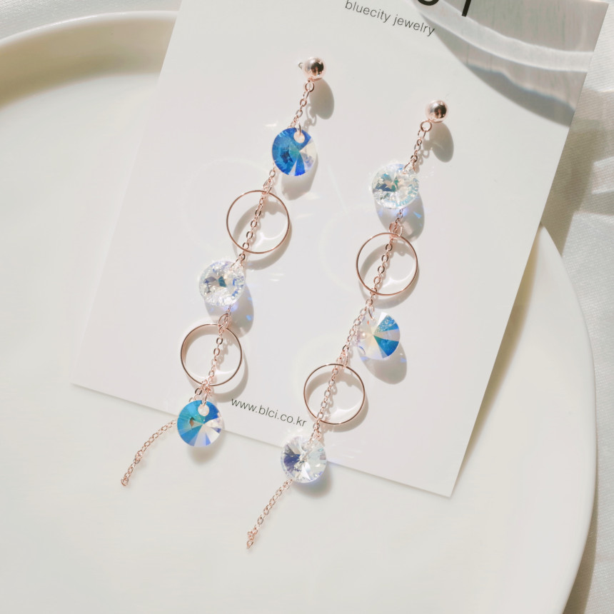 <b><p>silver 925 Sr fing High quality Drop Swavski</p></b><b><p>シルバー 925 ウンチム 高クオリティ ドロップ スワロフスキー ストーン イヤリング</p></b><br /><br /><p align='center'>