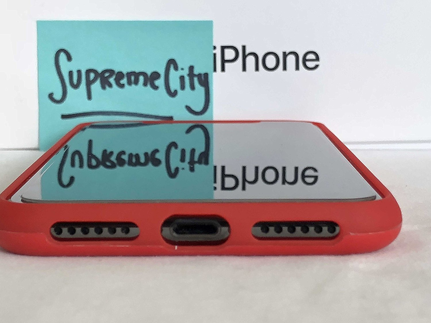 아이폰 X 박스로고 케이스 iPhone X Supreme Box Logo Red Case : cimelium - 네이버쇼핑