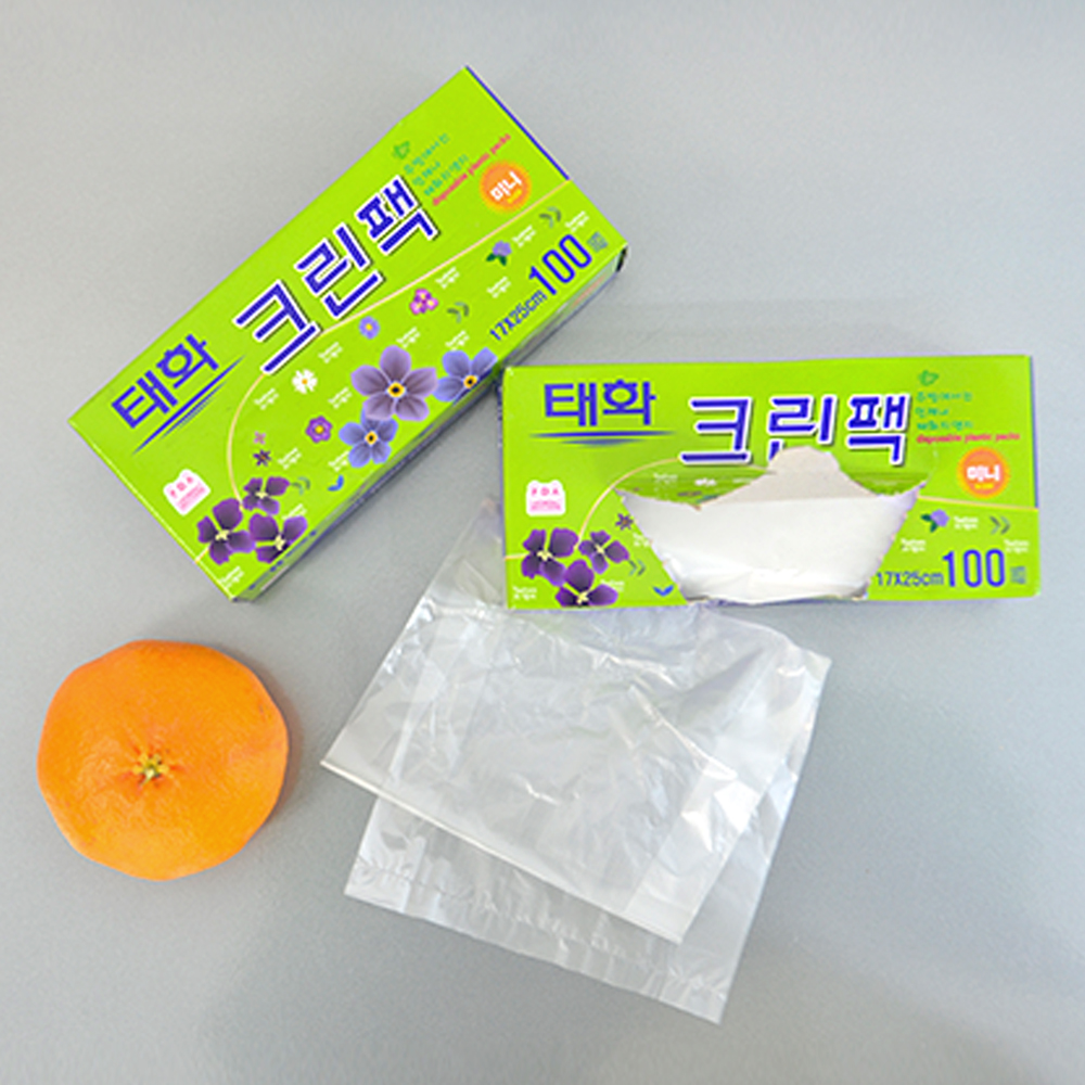 태화크린시리즈/일회용비닐/태화크린팩 미니 100매 : 274마켓