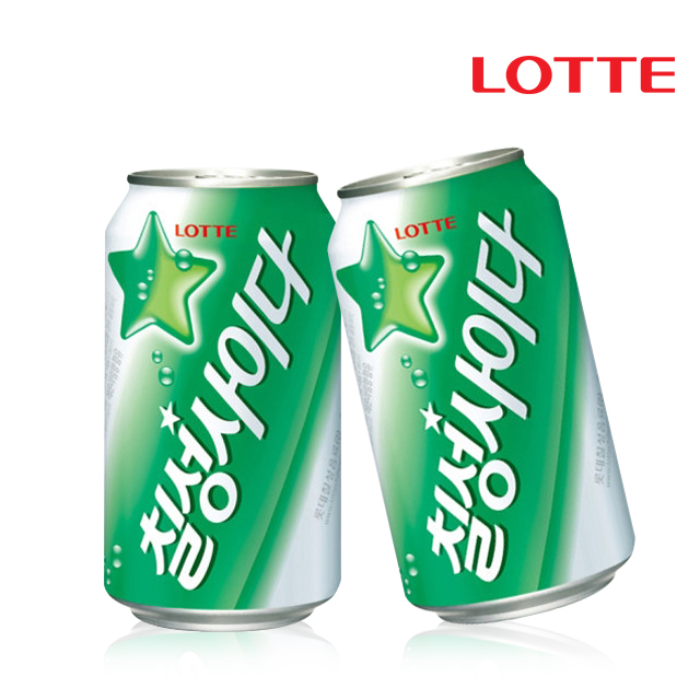 롯데 칠성사이다 355ml x 48캔 : 서희에프앤비