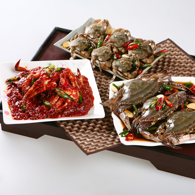 간장꽃게장2kg 여수명품관입점 여수꽃게장 알이가득 연평도 암꽃게 : 김영미게장