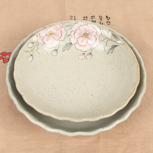모란 찜기 大 (핑크) : 안녕도자기