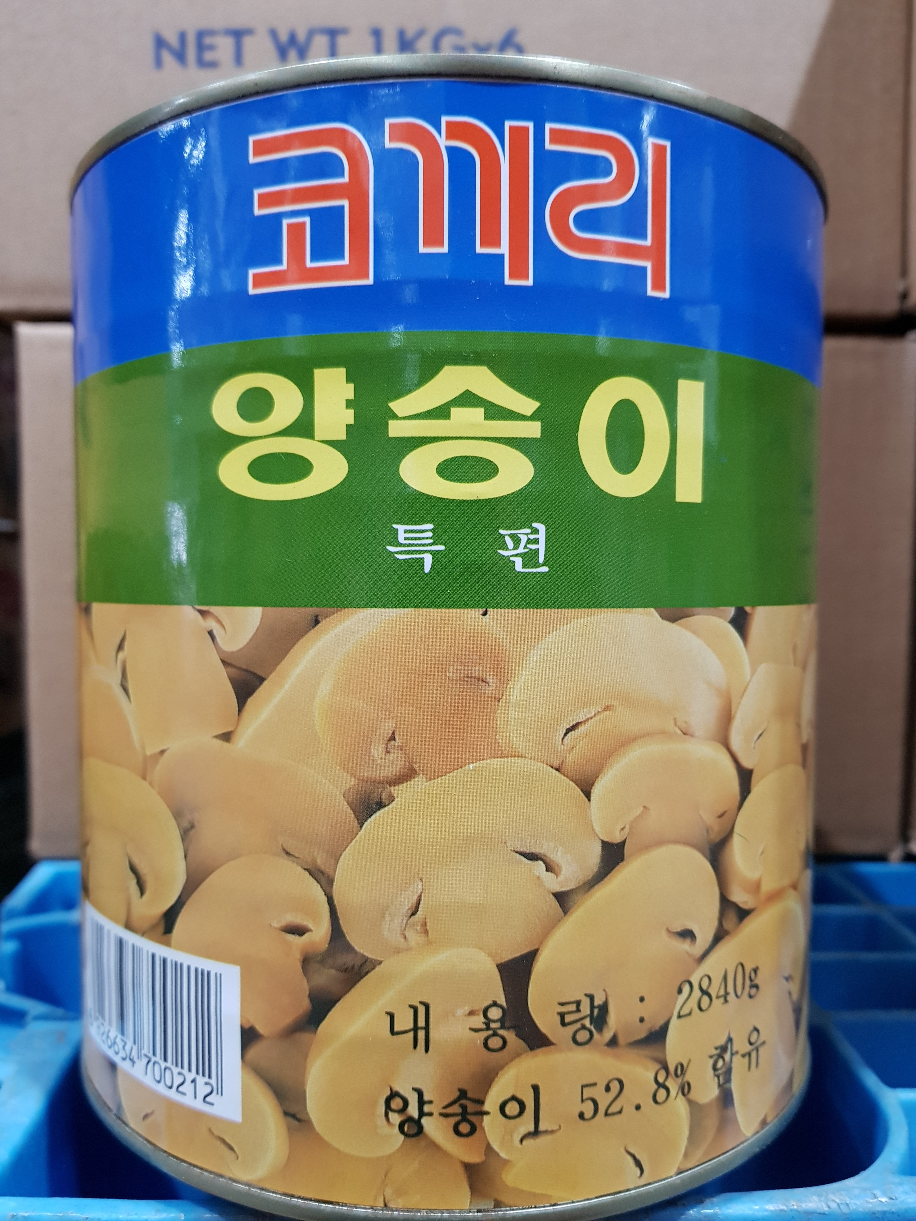 코끼리 명진 양송이 특편 2.84kg 슬라이스 캔 대용량 : daily 델리푸드