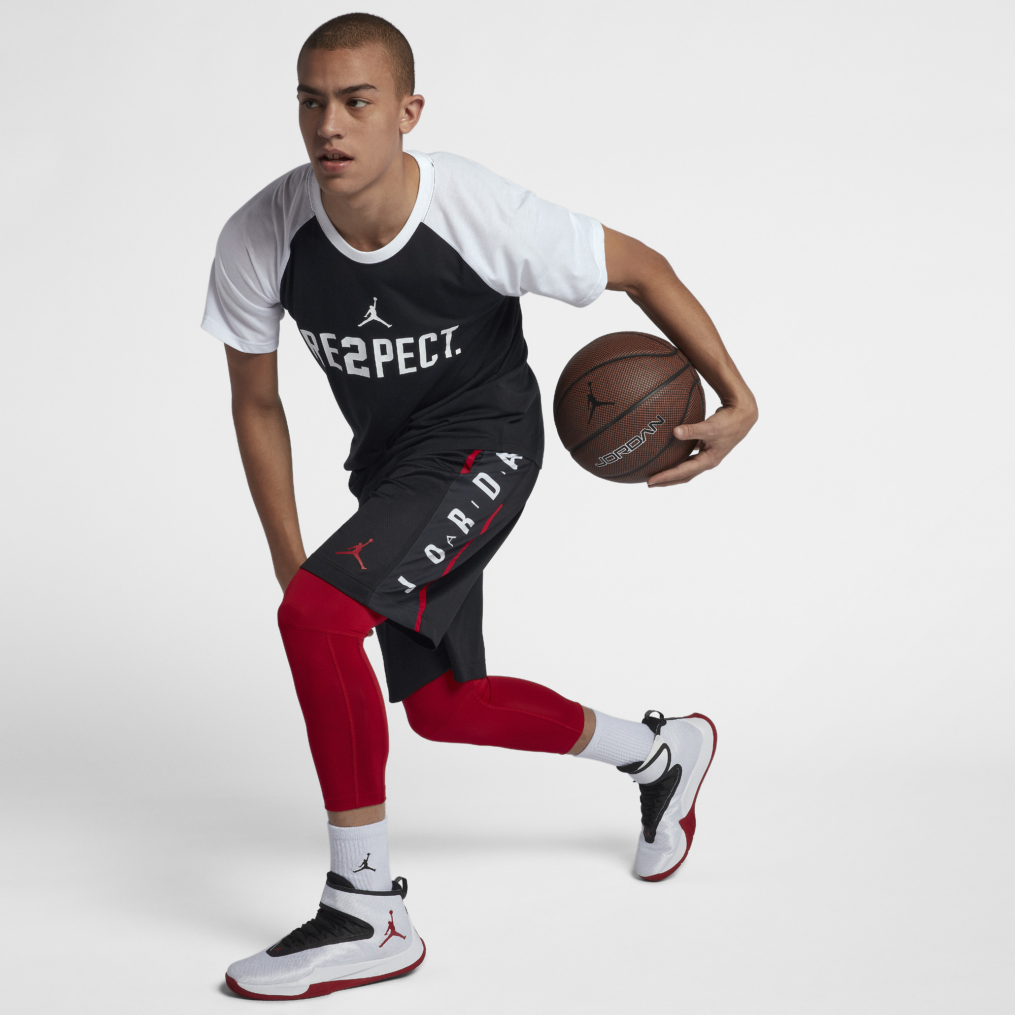 나이키 조던 드라이핏 리스펙트 남성 숏 슬리브 트레이닝 탑 Nike Jordan 897833 : 미스터시애틀