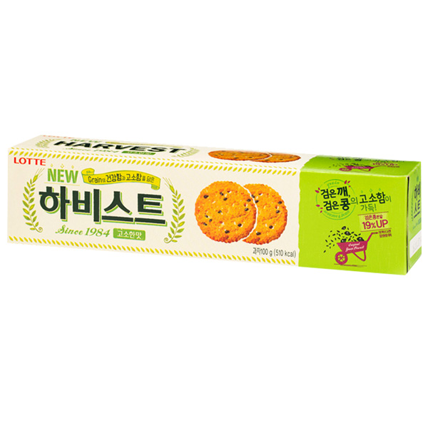 롯데 하비스트 오리지널 100g x 20개 1BOX : 까까천국