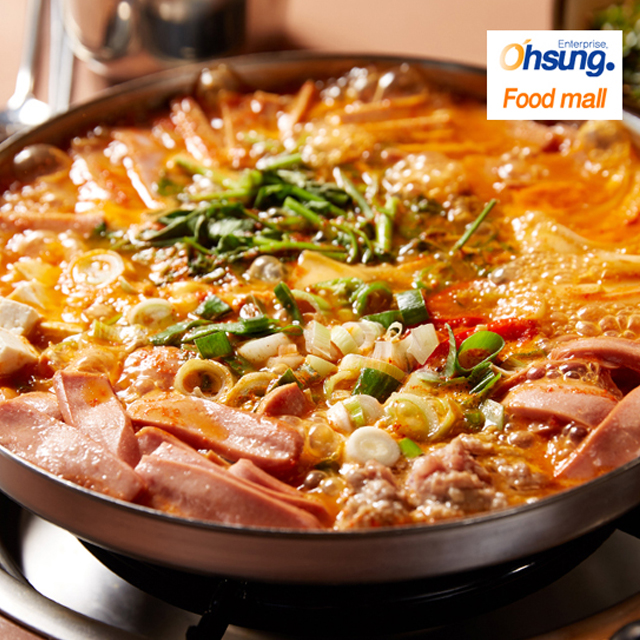 부대찌개530g/대성 즉석탕 간편식품 즉석요리 캠핑 ,낚시,펜션요리 : 주식회사오성식품