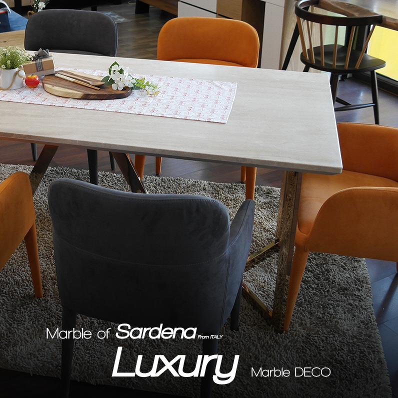 명인공방 본사 천연 대리석 6인 식탁 luxury Q (Marble Quadrangle Dinner Table) : 명인공방