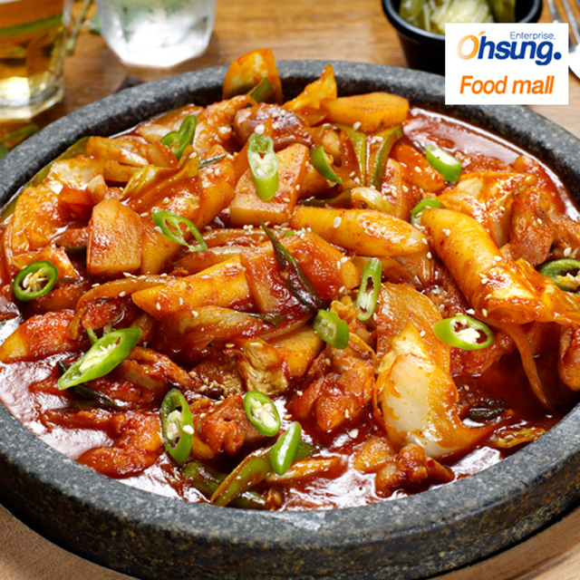 닭갈비400g/냠냠 2개 즉석볶음 간편즉석식품 캠핑,낚시,펜션요리 : 주식회사오성식품