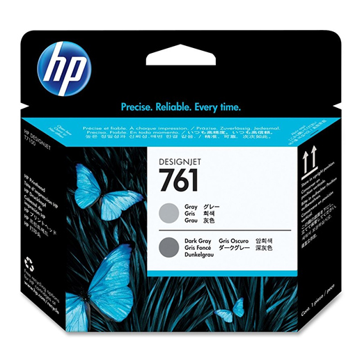 HP 정품 NO.761 디자인젯 T7100/T7200시리즈 Gray+Dark Gray 프린터헤드 (CH647A) : 플소다