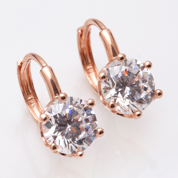 14K 세르빈 큐빅귀걸이 (6mm) / 귀찌 : 칸쥬얼리