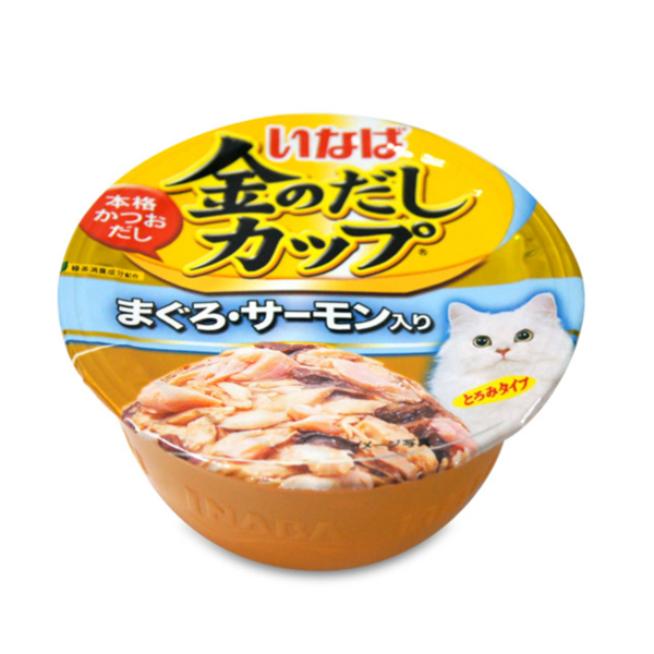 [이나바] 금빛육수 (참치+연어) IMC-88 80g 고양이 간식 : PetStore