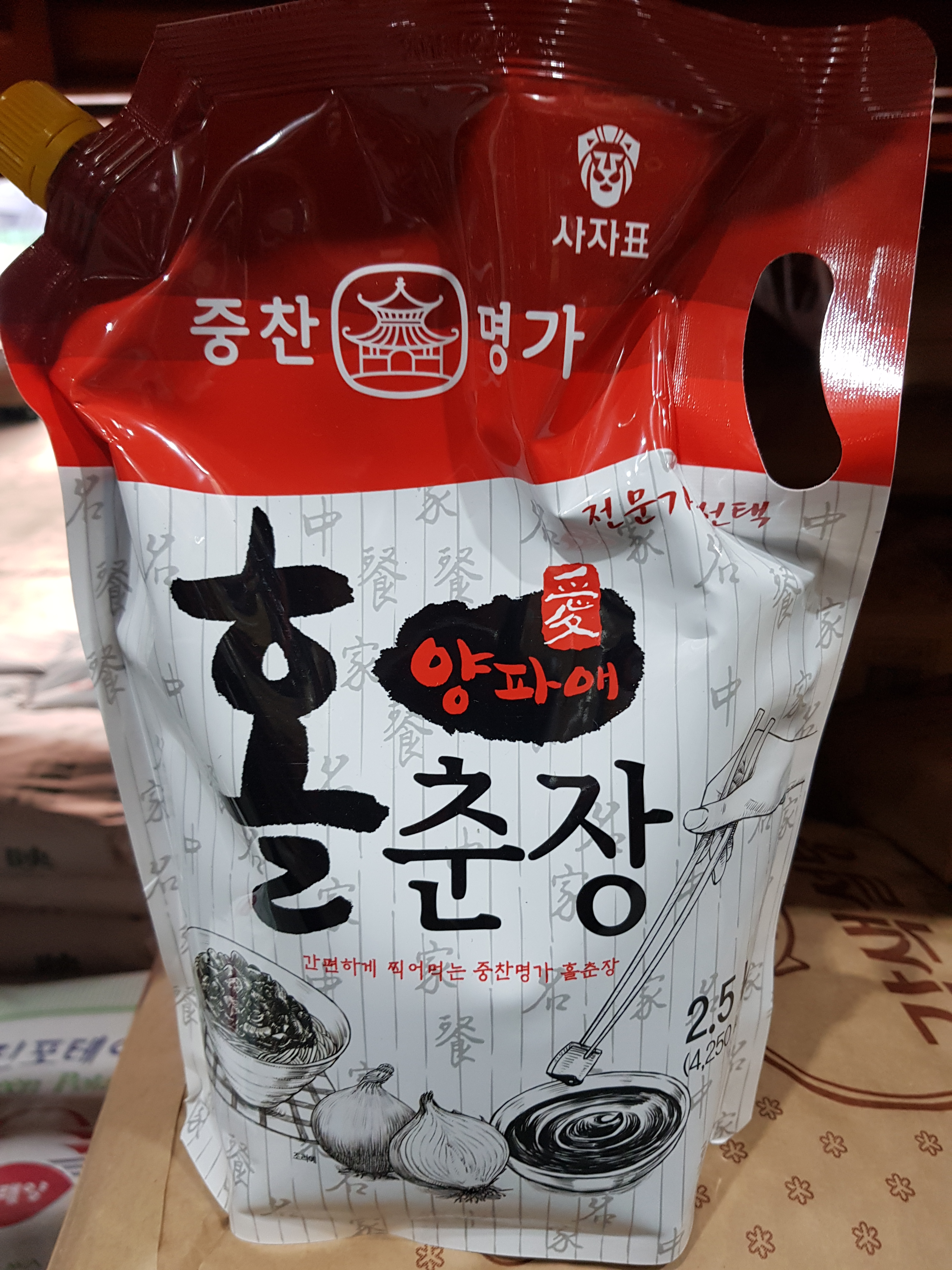 사자표 중찬명가 홀 춘장 2.5kg : daily 델리푸드