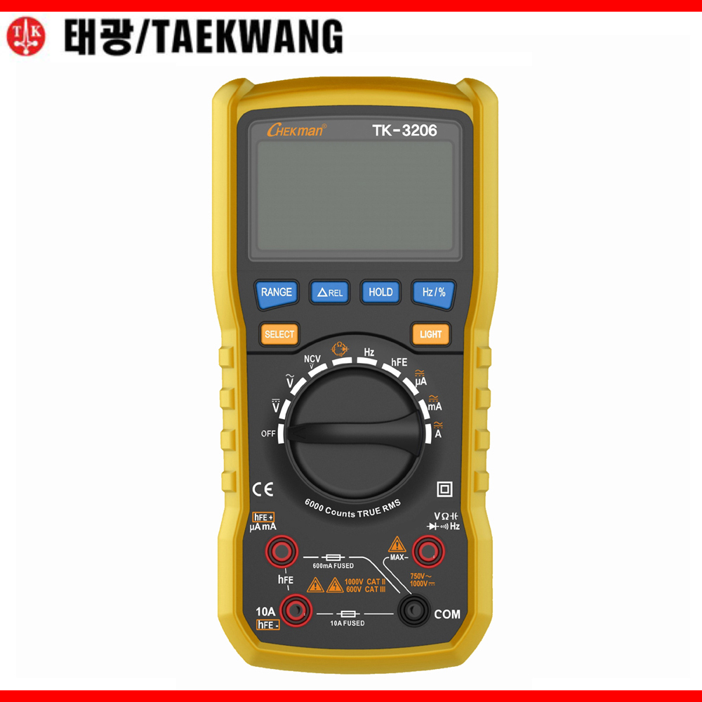태광 전문가용 전기테스터기 멀티미터 TK-830 : 울트라툴