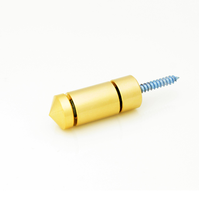 2단다보 황동뿔형 (골드) 15øx9x20x10mm 신주다보 15파이 금색뿔형 액자기둥 : 다보몰