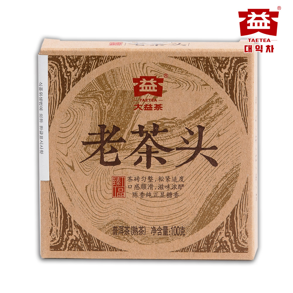 대익차 보이차 노차두(1401) 숙차 100g : 대익차-공식몰