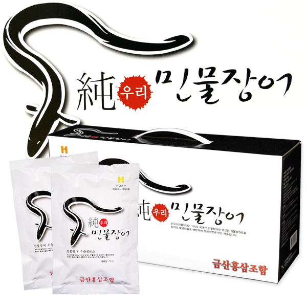 순우리민물장어 70ml X 30포 건강즙 장어액기스 : 금산홍삼조합