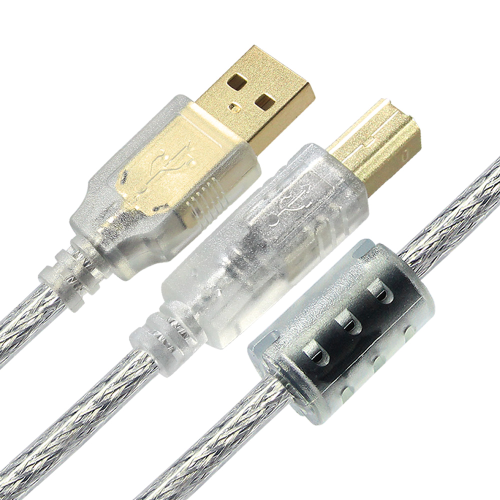USB A TO B 타입 프린터 복합기 미디 AB 케이블 노이즈필터1.8m 연결선 : 마하링크 공식스토어