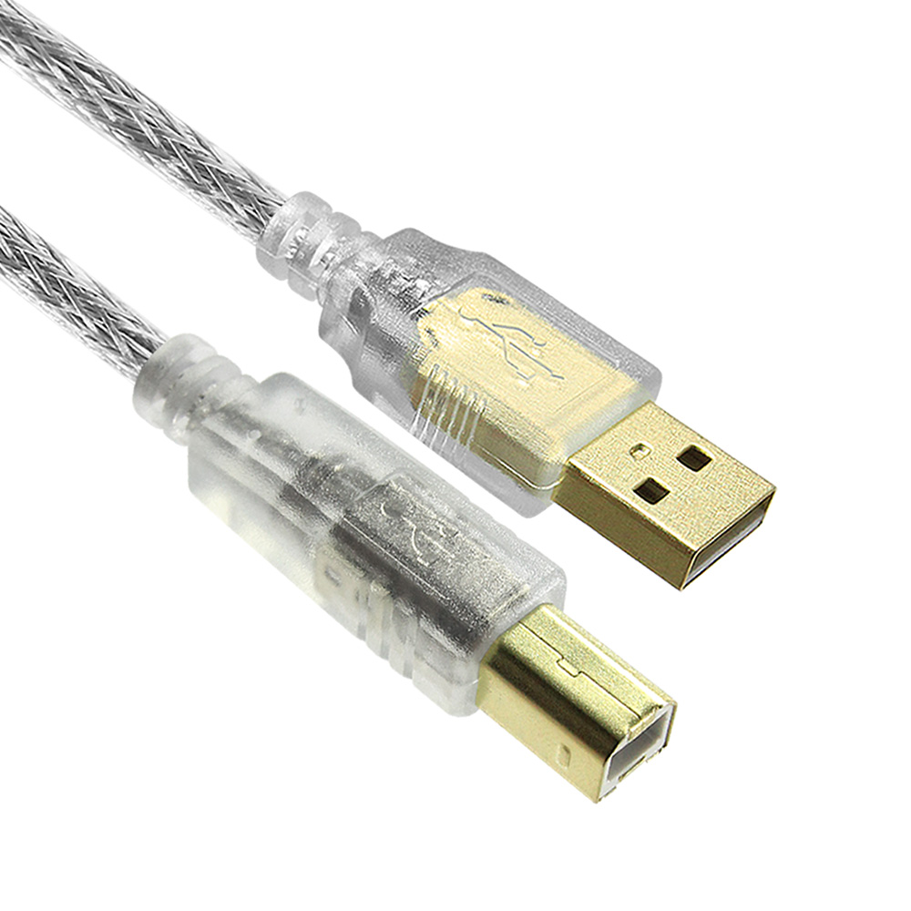 USB A TO B 타입 프린터 복합기 미디 AB 케이블 노이즈필터1.8m 연결선 : 마하링크 공식스토어