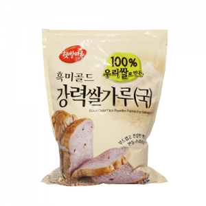 햇쌀마루 흑미골드강력쌀가루 3kg : 베이킹마을