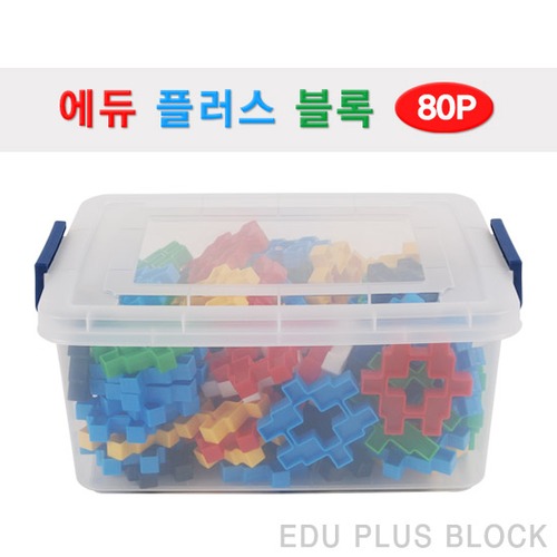 에듀플러스블록80P /블럭놀이  : 드림앤아이디어