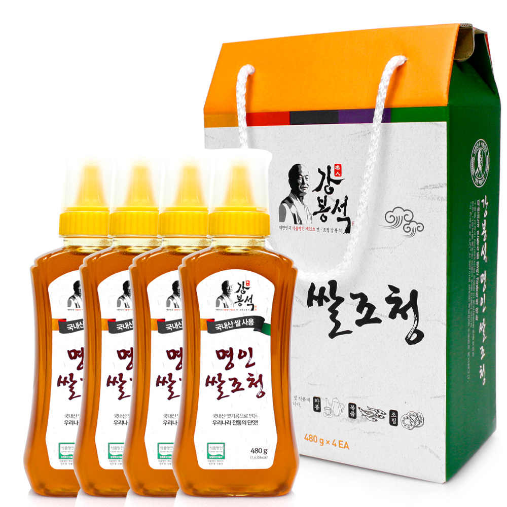 두레촌 명인 쌀조청 480gx4개입 조청선물세트/제32호 조청 식품명인 강봉석 : 두레촌몰