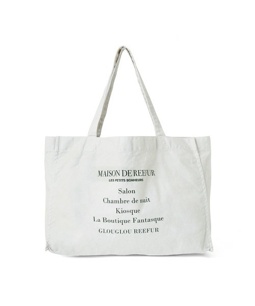 메종드리퍼 코튼 린넨 토트백 에코백 MAISON DE REEFUR Cotton linen wash tote bag [일본직배송] : 도쿄쇼핑