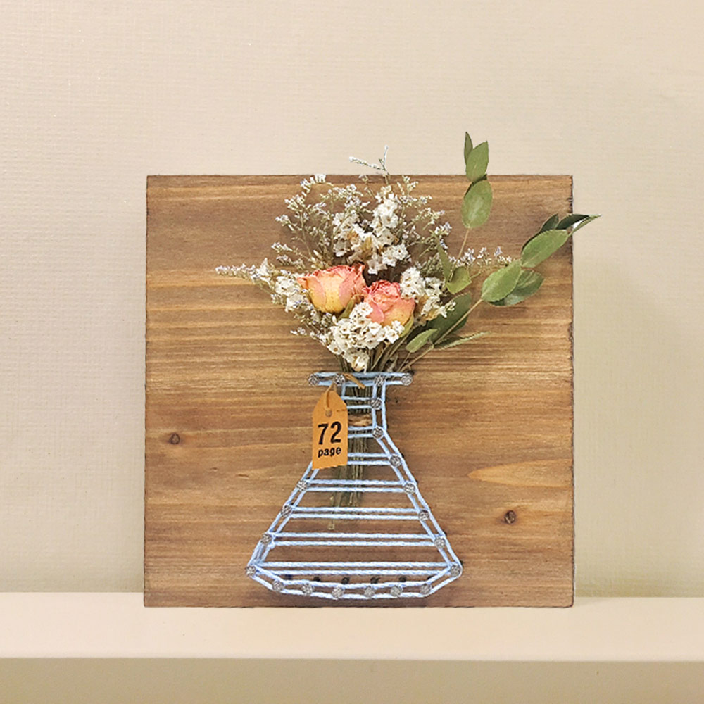 삼각비커 드라이플라워 스트링아트 만들기 [DIY 키트] : 72page