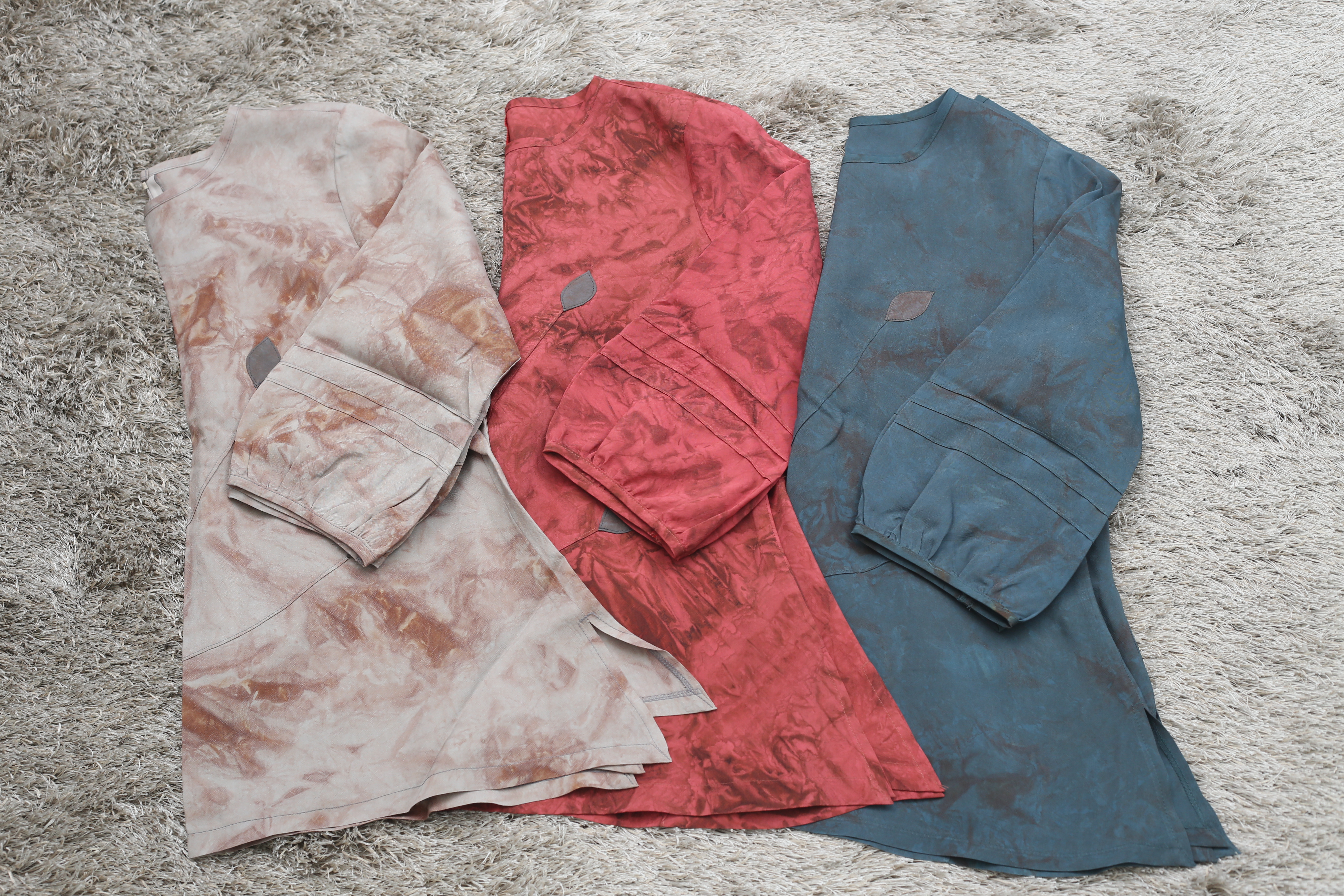 여성생활한복 여자개량한복상의 천연염색인견 절복블라우스 인견티 : 고소은 우리옷