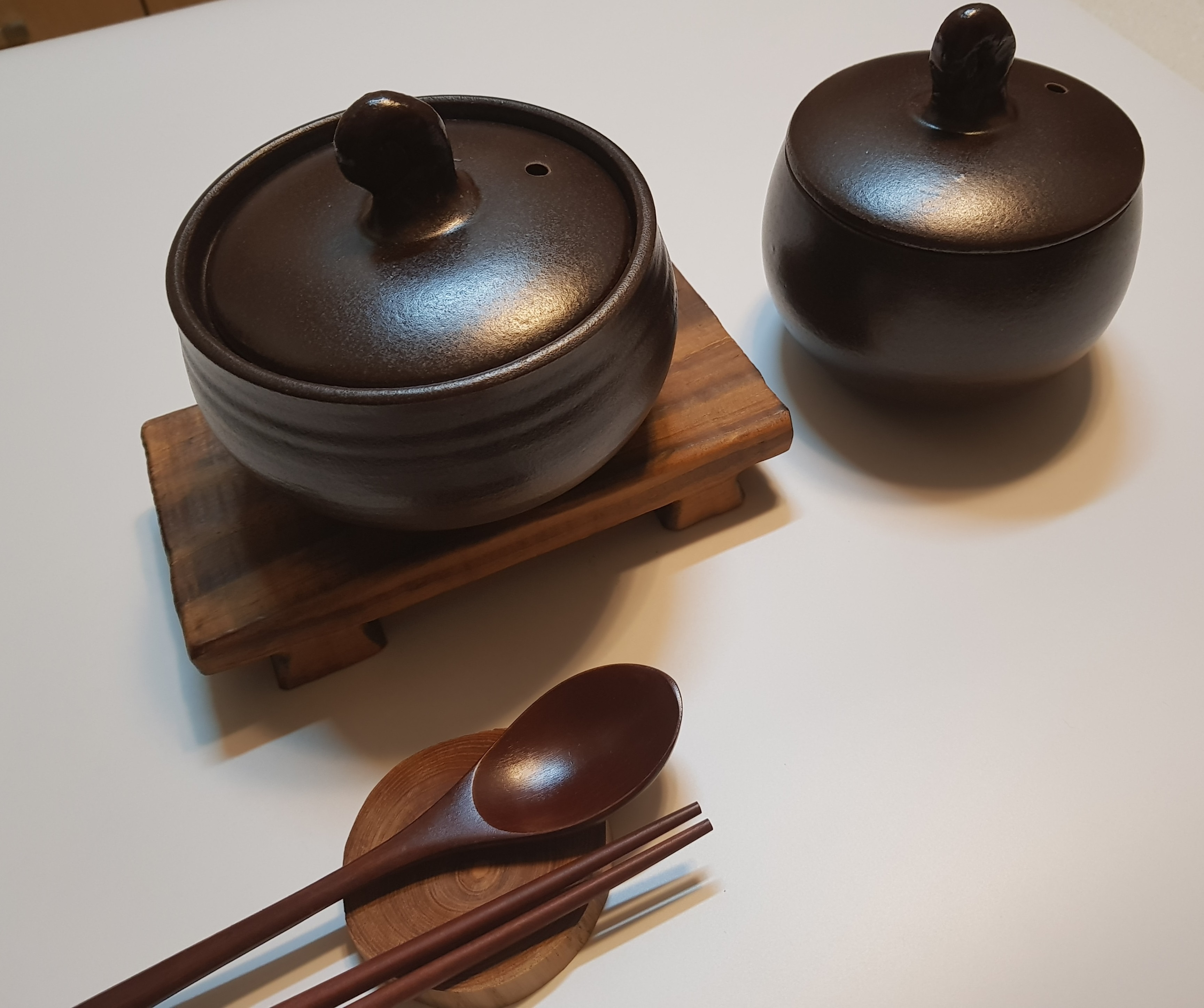 국산 장인 여주 도자기 그릇 내열냄비 밥솥 황토 옹기 계란찜 뚝배기 : 안시홈