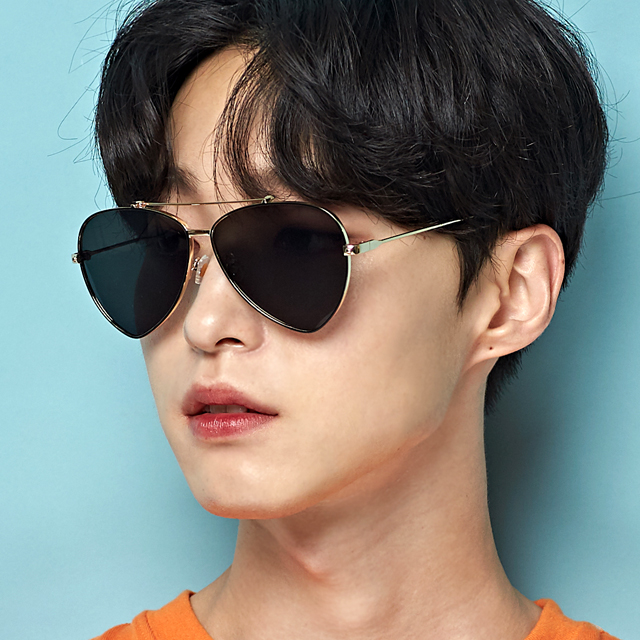 오버사이즈 하트 핑크 메탈 패션 미러 선글라스 : 하루홀릭