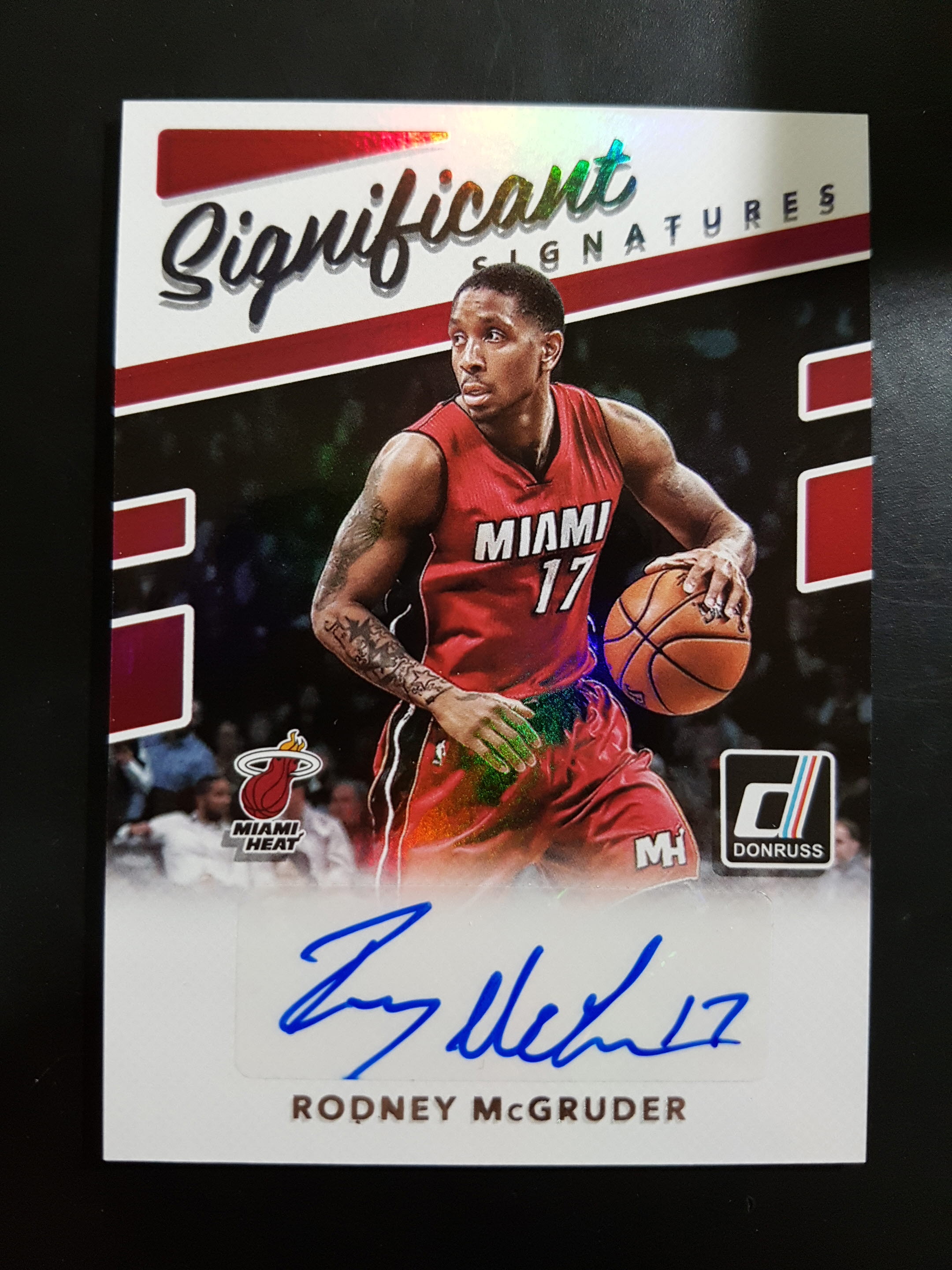 2017-18 Panini Donruss Significant Signatures Rodney McGruder Auto 로드니 맥그루더 싸인 카드 ENS-3121 : 엔스카 스포츠카드 샵