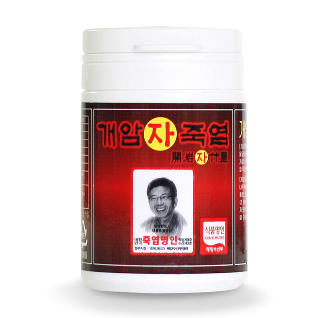 9회 자죽염 개암 자색죽염 알갱이 50gX2 : 개암죽염 명인
