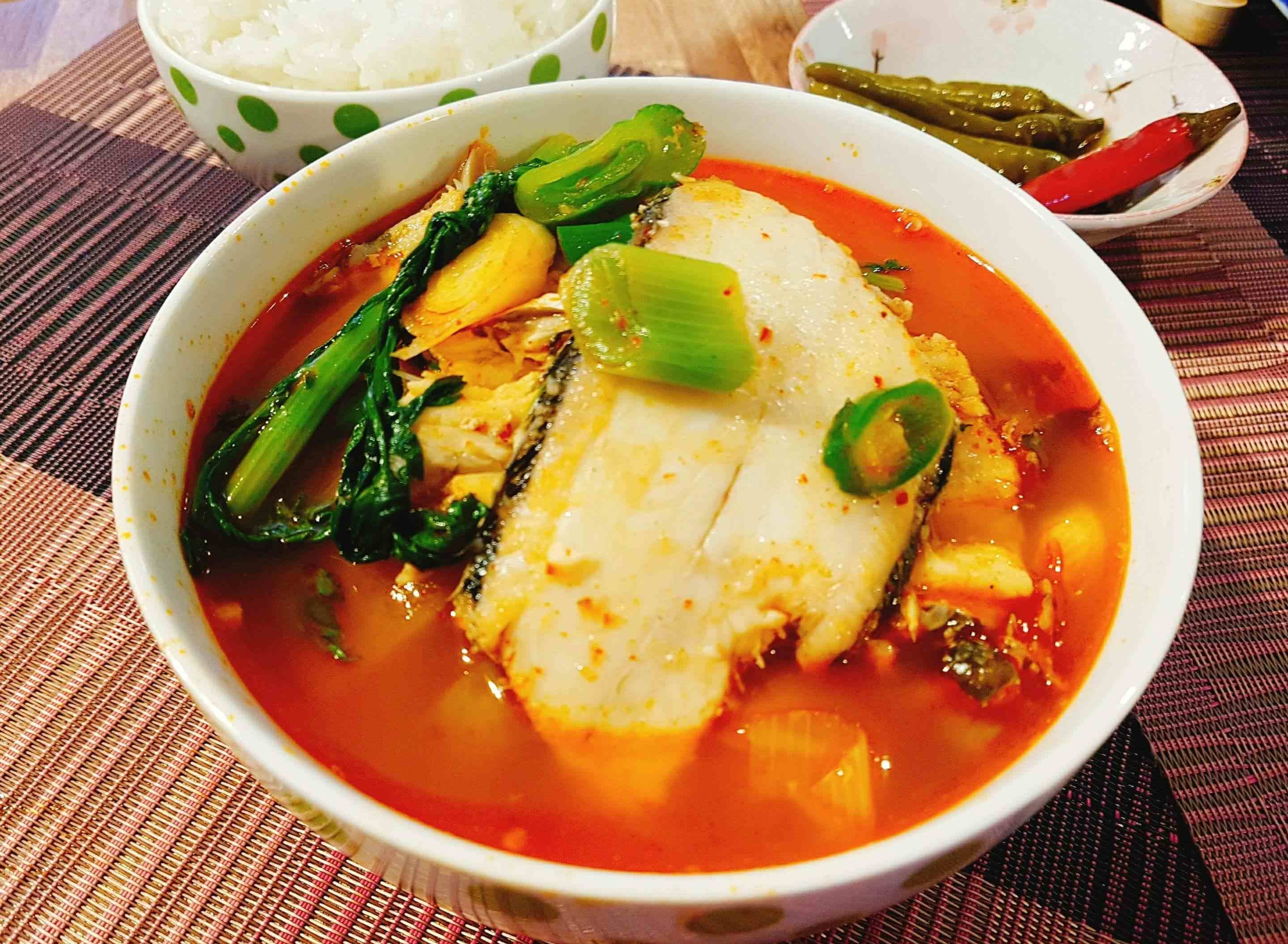 자연산 서더리 매운탕 세트(3~4인분) 양념 채소 포함 : 진해만어부
