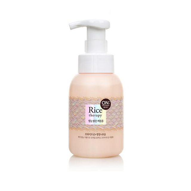 [제이에스월드] LG생활건강 온더바디 라이스테라피 쌀눈 맑은 버블 폼클렌저 300ml : JS제이에스월드