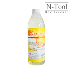 N-Tool 엔툴 100% 천연오일 오렌지세정제 1L 실내크리닝/스티커/타르/벌레제거제 : 주식회사엔공구